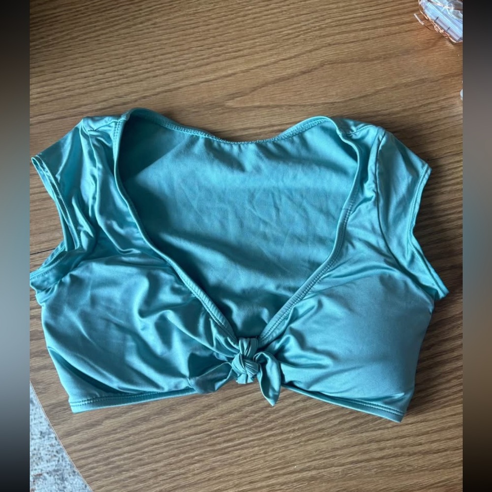 blue bikini top size S